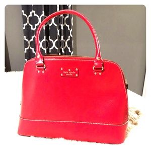 Red Kate Spade handbag